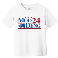 Moo Deng 2024 Cute Pygmy Hippopotamus Hippo Toddler T-Shirt