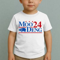 Moo Deng 2024 Cute Pygmy Hippopotamus Hippo Toddler T-Shirt