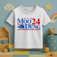 Moo Deng 2024 Cute Pygmy Hippopotamus Hippo Toddler T-Shirt