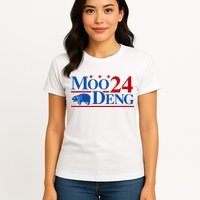 Moo Deng 2024 Cute Pygmy Hippopotamus Hippo Womens T-Shirt