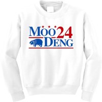 Moo Deng 2024 Cute Pygmy Hippopotamus Hippo Kids Sweatshirt