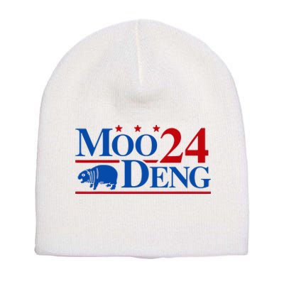 Moo Deng 2024 Cute Pygmy Hippopotamus Hippo Short Acrylic Beanie