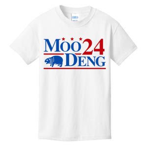 Moo Deng 2024 Cute Pygmy Hippopotamus Hippo Kids T-Shirt