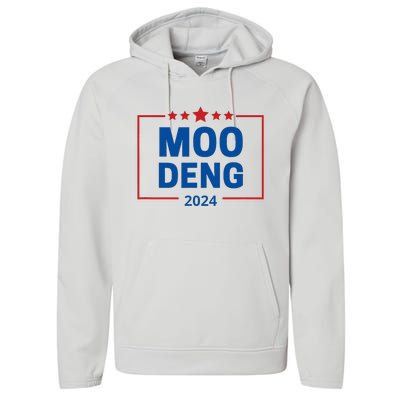 Moo Deng 2024 Performance Fleece Hoodie