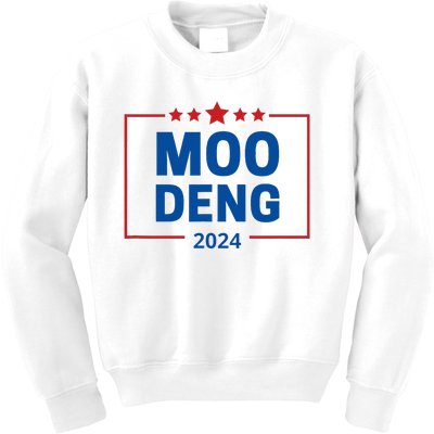 Moo Deng 2024 Kids Sweatshirt