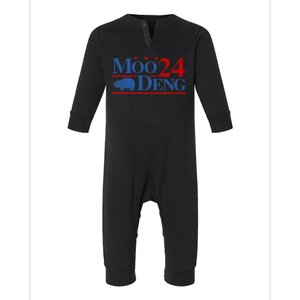 Moo Deng 2024 Moo Deng Moo Deng Cute Baby Hippo Infant Fleece One Piece