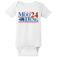 Moo Deng 2024 Moo Deng Moo Deng Cute Baby Hippo Baby Bodysuit