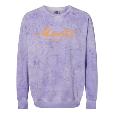 Master Degree 24 With Style Mission Accomplished 2024 Colorblast Crewneck Sweatshirt