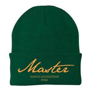 Master Degree 24 With Style Mission Accomplished 2024 Knit Cap Winter Beanie