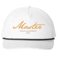 Master Degree 24 With Style Mission Accomplished 2024 Snapback Five-Panel Rope Hat