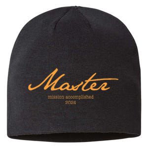 Master Degree 24 With Style Mission Accomplished 2024 Sustainable Beanie