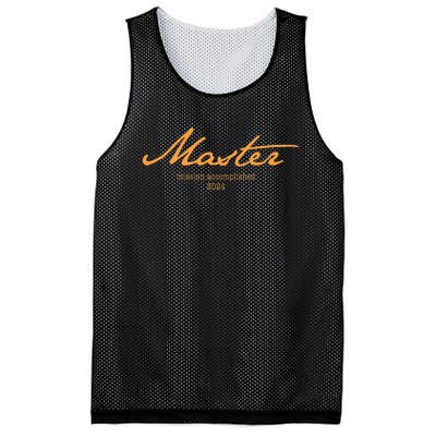 Master Degree 24 With Style Mission Accomplished 2024 Mesh Reversible Basketball Jersey Tank