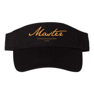 Master Degree 24 With Style Mission Accomplished 2024 Valucap Bio-Washed Visor