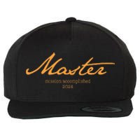 Master Degree 24 With Style Mission Accomplished 2024 Wool Snapback Cap