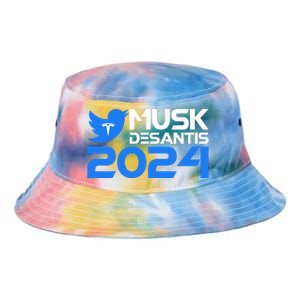 Musk Desantis 2024 Election Tie Dye Newport Bucket Hat