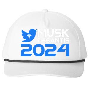 Musk Desantis 2024 Election Snapback Five-Panel Rope Hat