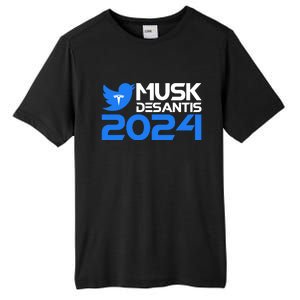 Musk Desantis 2024 Election Tall Fusion ChromaSoft Performance T-Shirt