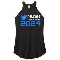 Musk Desantis 2024 Election Women’s Perfect Tri Rocker Tank