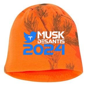 Musk Desantis 2024 Election Kati - Camo Knit Beanie