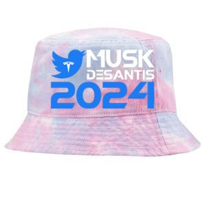 Musk Desantis 2024 Election Tie-Dyed Bucket Hat