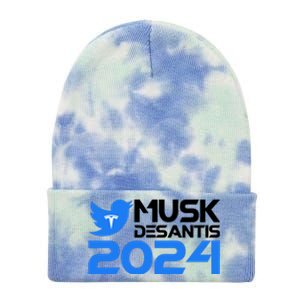 Musk Desantis 2024 Election Tie Dye 12in Knit Beanie