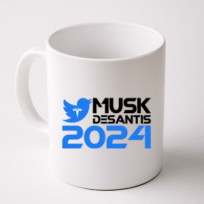 Musk Desantis 2024 Election Coffee Mug