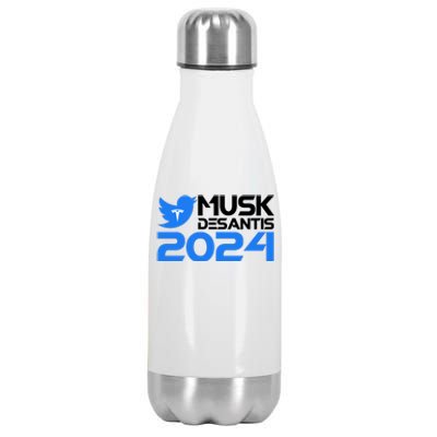 Musk Desantis 2024 Election Stainless Steel Insulated Water Bottle