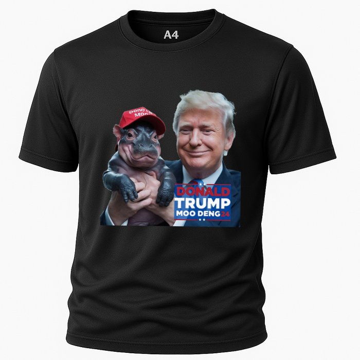 Moo Deng Trump And The HippoS Campaign Journey Performance Shirt