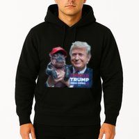 Moo Deng Trump And The HippoS Campaign Journey Hoodie