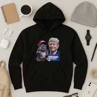 Moo Deng Trump And The HippoS Campaign Journey Hoodie