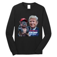 Moo Deng Trump And The HippoS Campaign Journey Long Sleeve Shirt