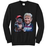 Moo Deng Trump And The HippoS Campaign Journey Tall Sweatshirt