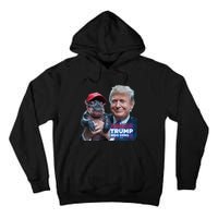 Moo Deng Trump And The HippoS Campaign Journey Tall Hoodie
