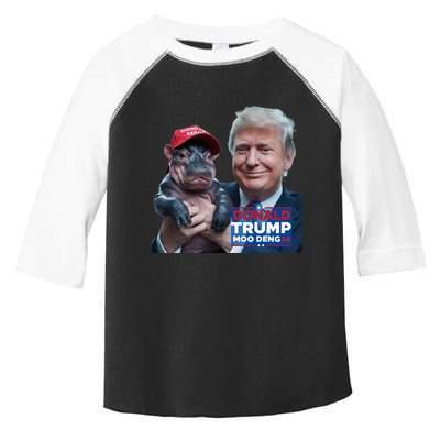 Moo Deng Trump And The HippoS Campaign Journey Toddler Fine Jersey T-Shirt