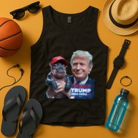 Moo Deng Trump And The HippoS Campaign Journey Tank Top