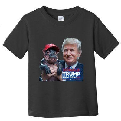 Moo Deng Trump And The HippoS Campaign Journey Toddler T-Shirt
