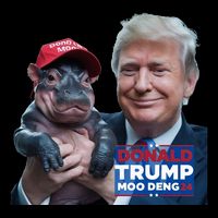 Moo Deng Trump And The HippoS Campaign Journey Toddler T-Shirt