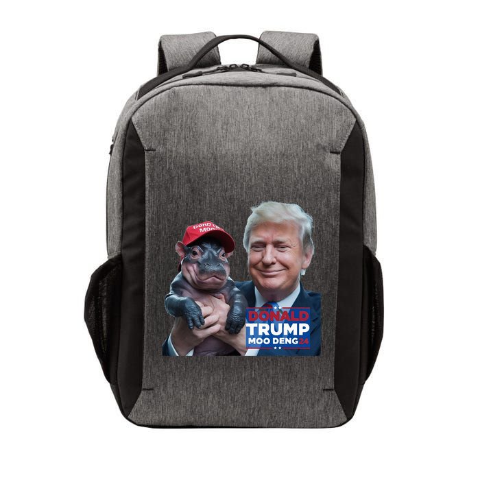 Moo Deng Trump And The HippoS Campaign Journey Vector Backpack