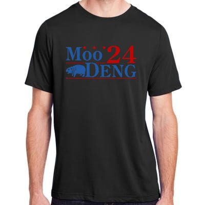 Moo Deng 2024 Moo Deng Moo Deng Cute Baby Hippo Adult ChromaSoft Performance T-Shirt