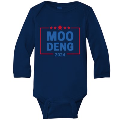 Moo Deng 2024 Baby Long Sleeve Bodysuit