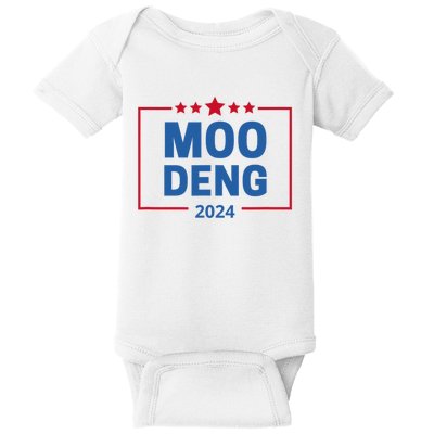 Moo Deng 2024 Baby Bodysuit