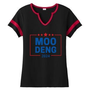 Moo Deng 2024 Ladies Halftime Notch Neck Tee