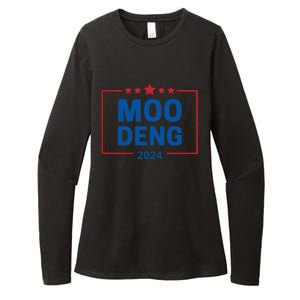 Moo Deng 2024 Womens CVC Long Sleeve Shirt