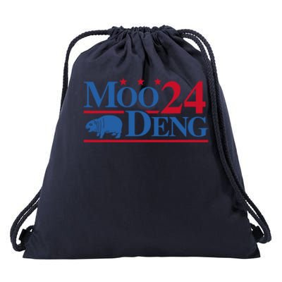 Moo Deng 2024 Drawstring Bag