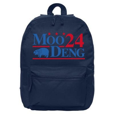 Moo Deng 2024 16 in Basic Backpack