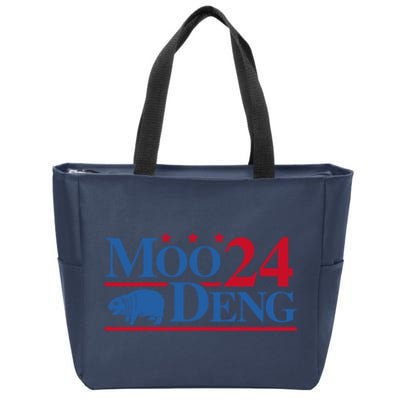 Moo Deng 2024 Zip Tote Bag