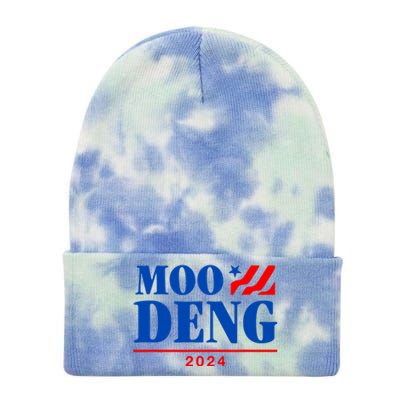 Moo Deng 2024 Tie Dye 12in Knit Beanie