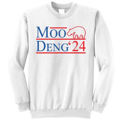 Moo Deng 2024 Moo Deng Moo Deng Cute Baby Hippo Sweatshirt