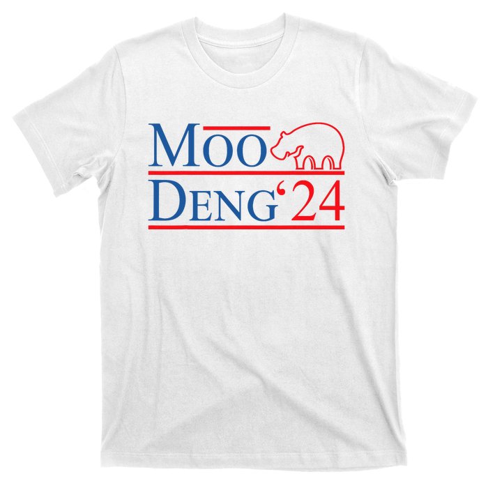 Moo Deng 2024 Moo Deng Moo Deng Cute Baby Hippo T-Shirt