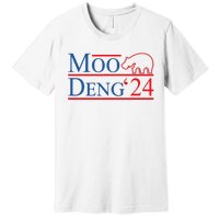 Moo Deng 2024 Moo Deng Moo Deng Cute Baby Hippo Premium T-Shirt